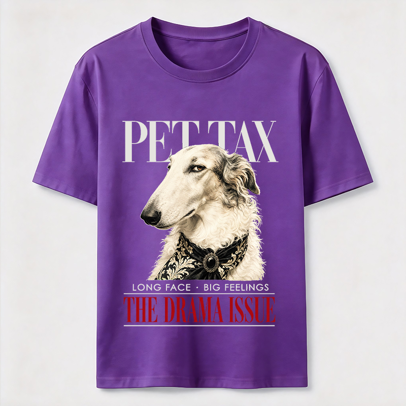 Long Face Big Feelings Borzoi Classic T-Shirt