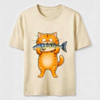 Fish Is Mine Cat Classic T-Shirt