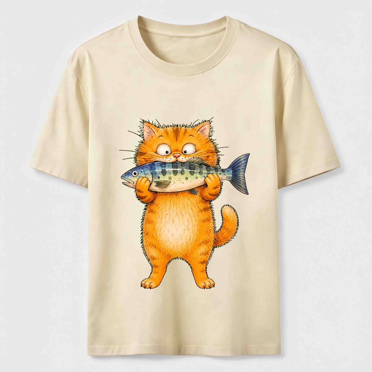 Fish Is Mine Cat Classic T-Shirt