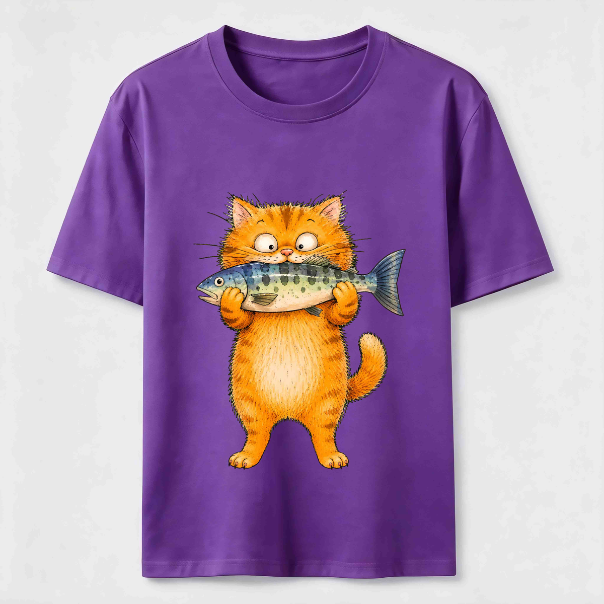 Fish Is Mine Cat Classic T-Shirt