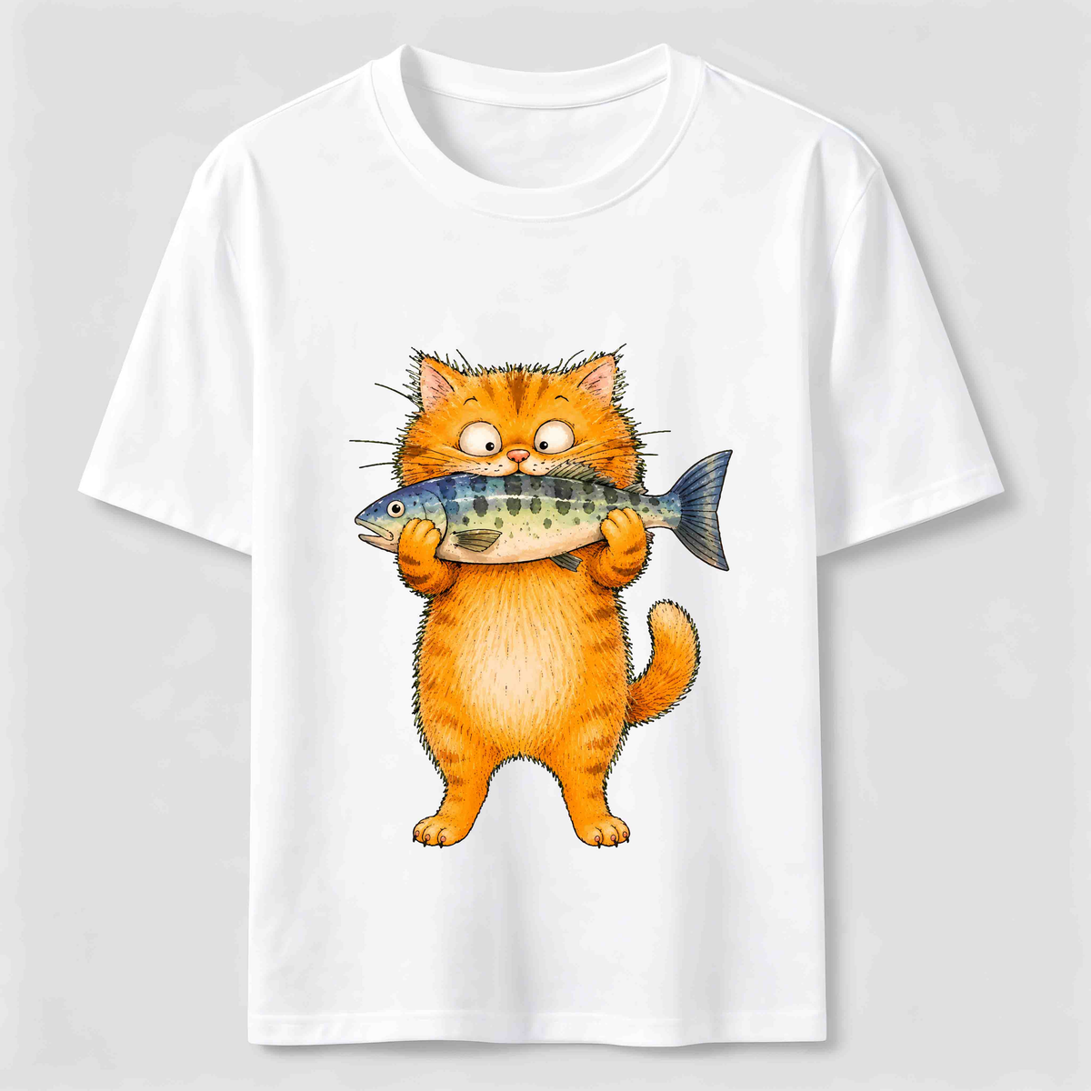 Fish Is Mine Cat Classic T-Shirt