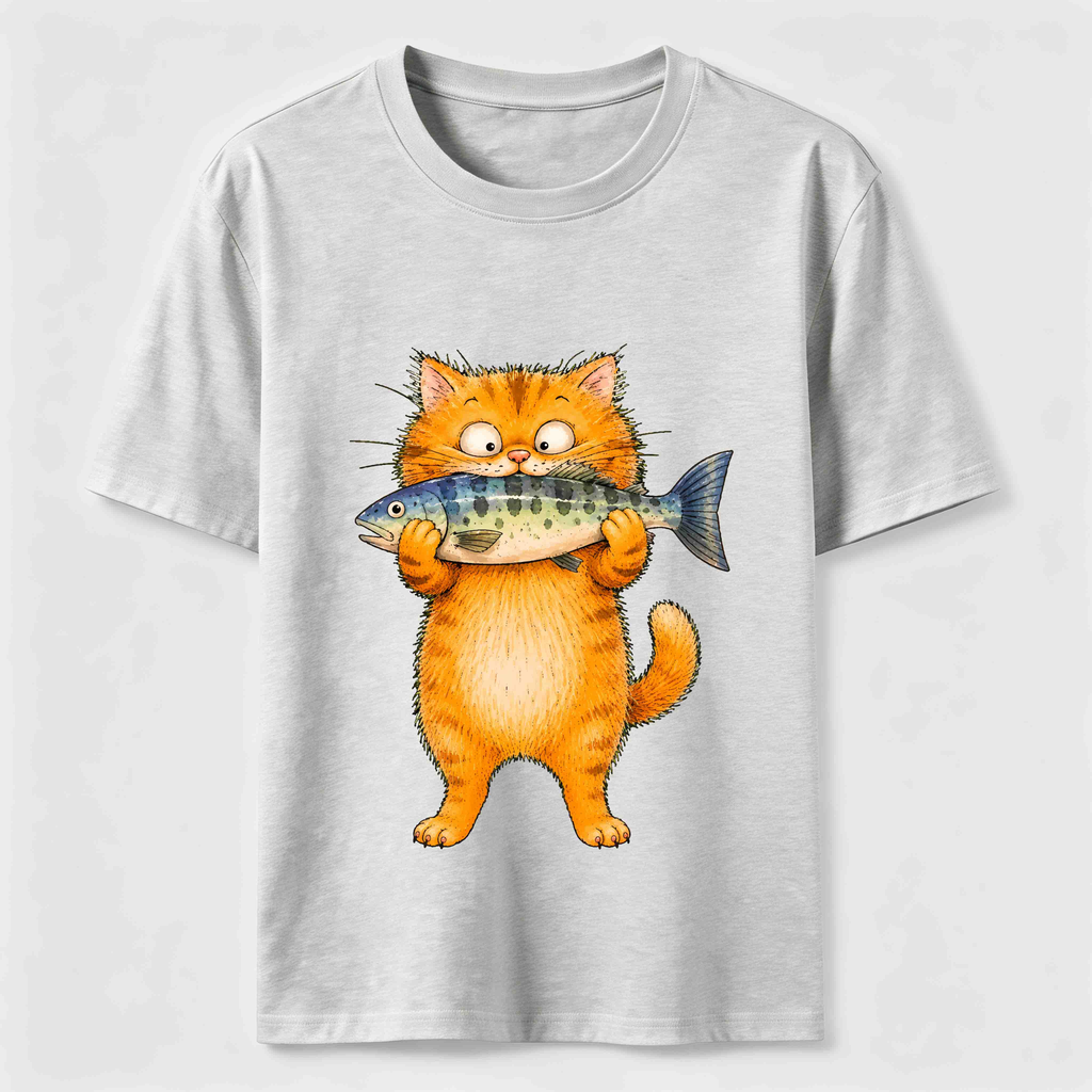 Fish Is Mine Cat Classic T-Shirt