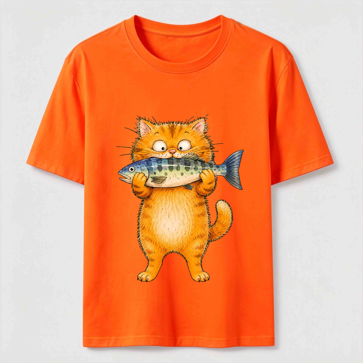 Fish Is Mine Cat Classic T-Shirt