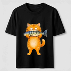 Fish Is Mine Cat Classic T-Shirt