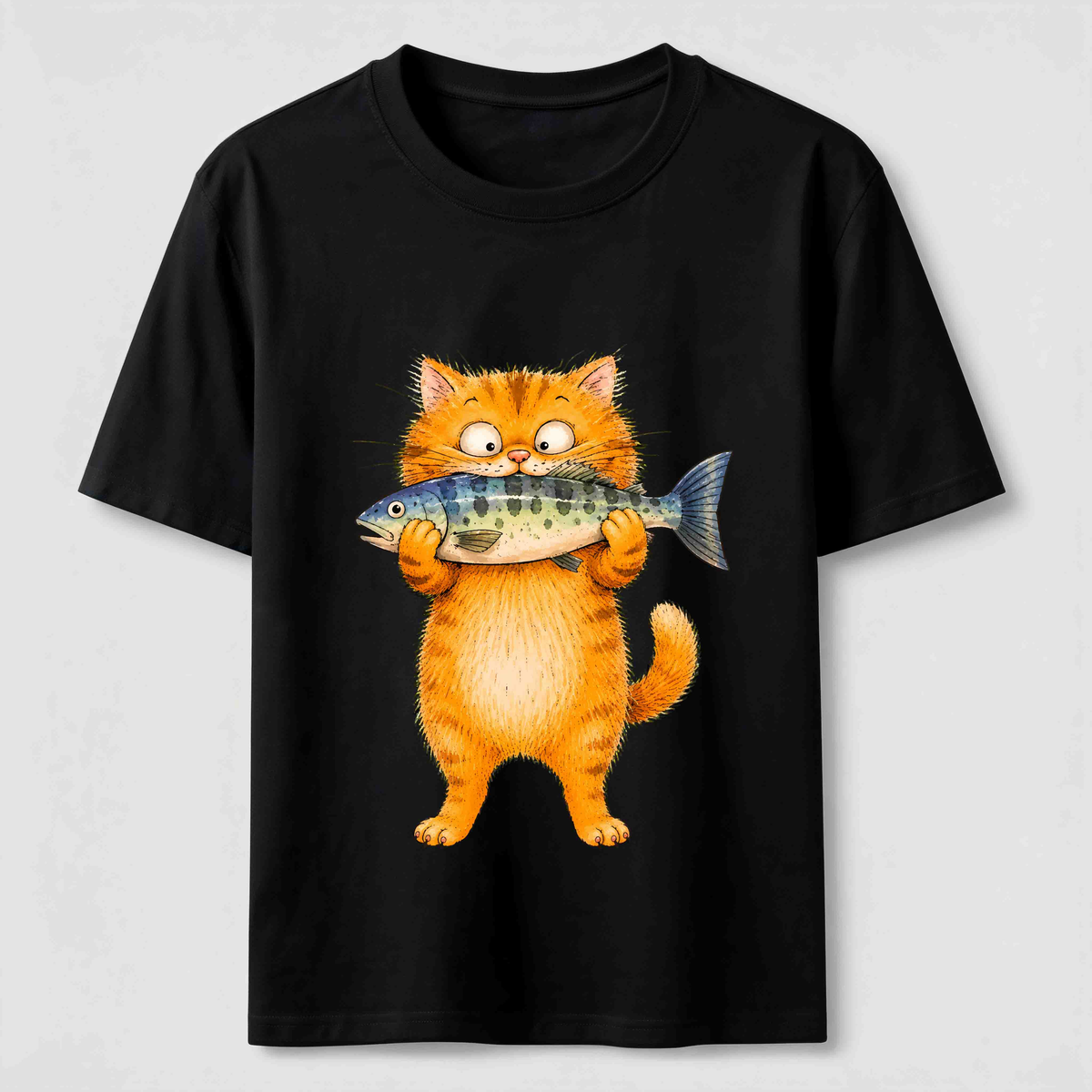 Fish Is Mine Cat Classic T-Shirt