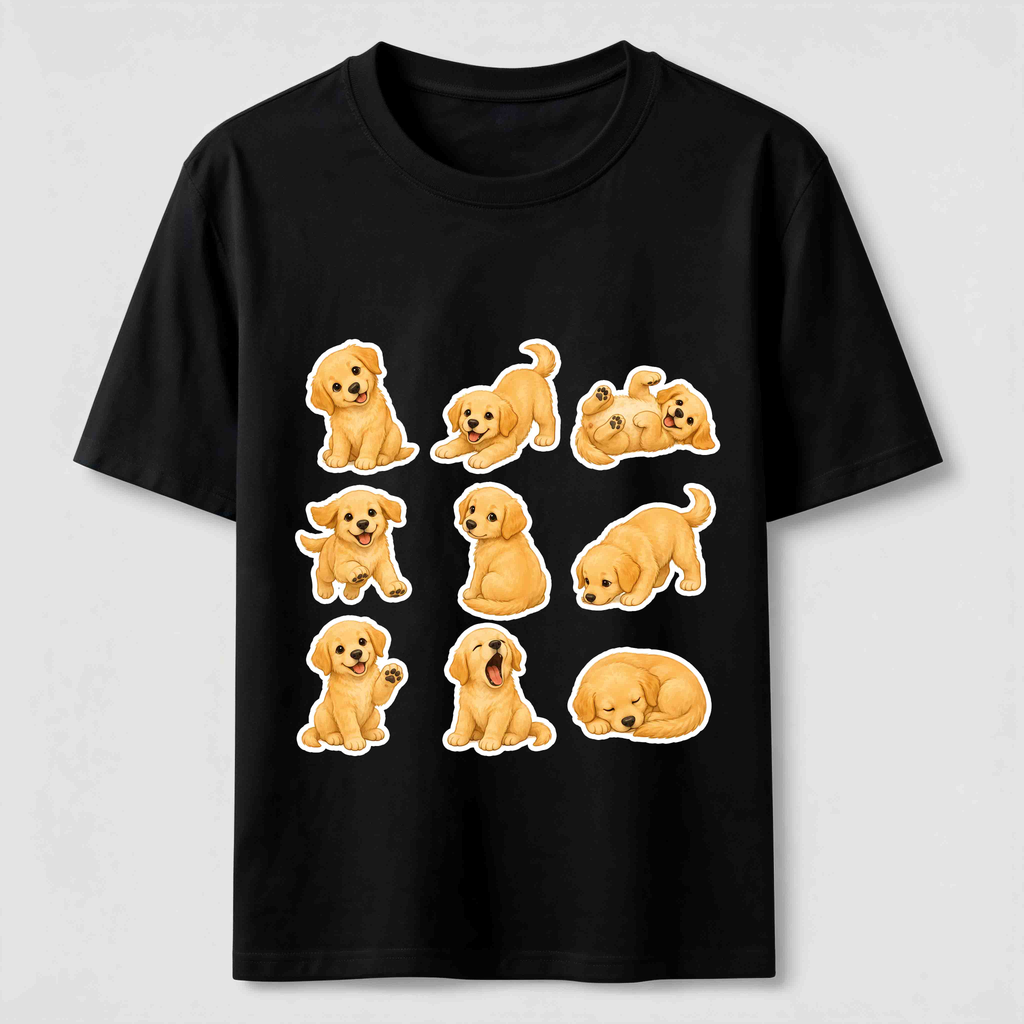 Nine Moods Golden Puppy Classic T-Shirt