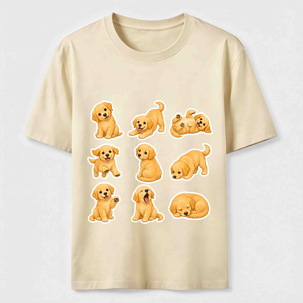 Nine Moods Golden Puppy Classic T-Shirt