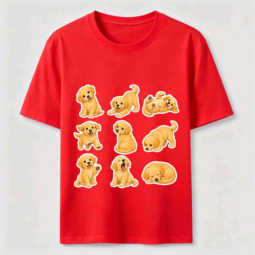 Nine Moods Golden Puppy Classic T-Shirt