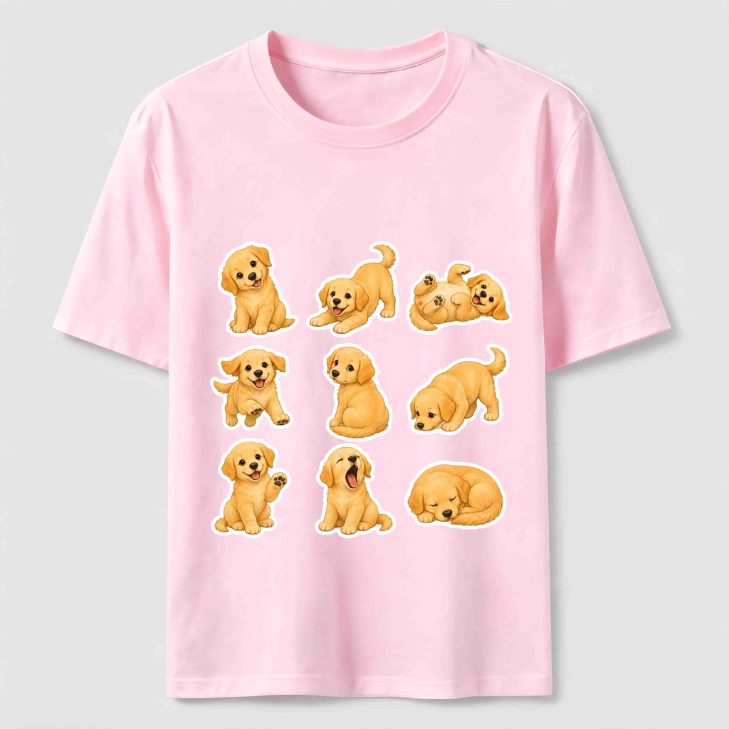 Nine Moods Golden Puppy Classic T-Shirt