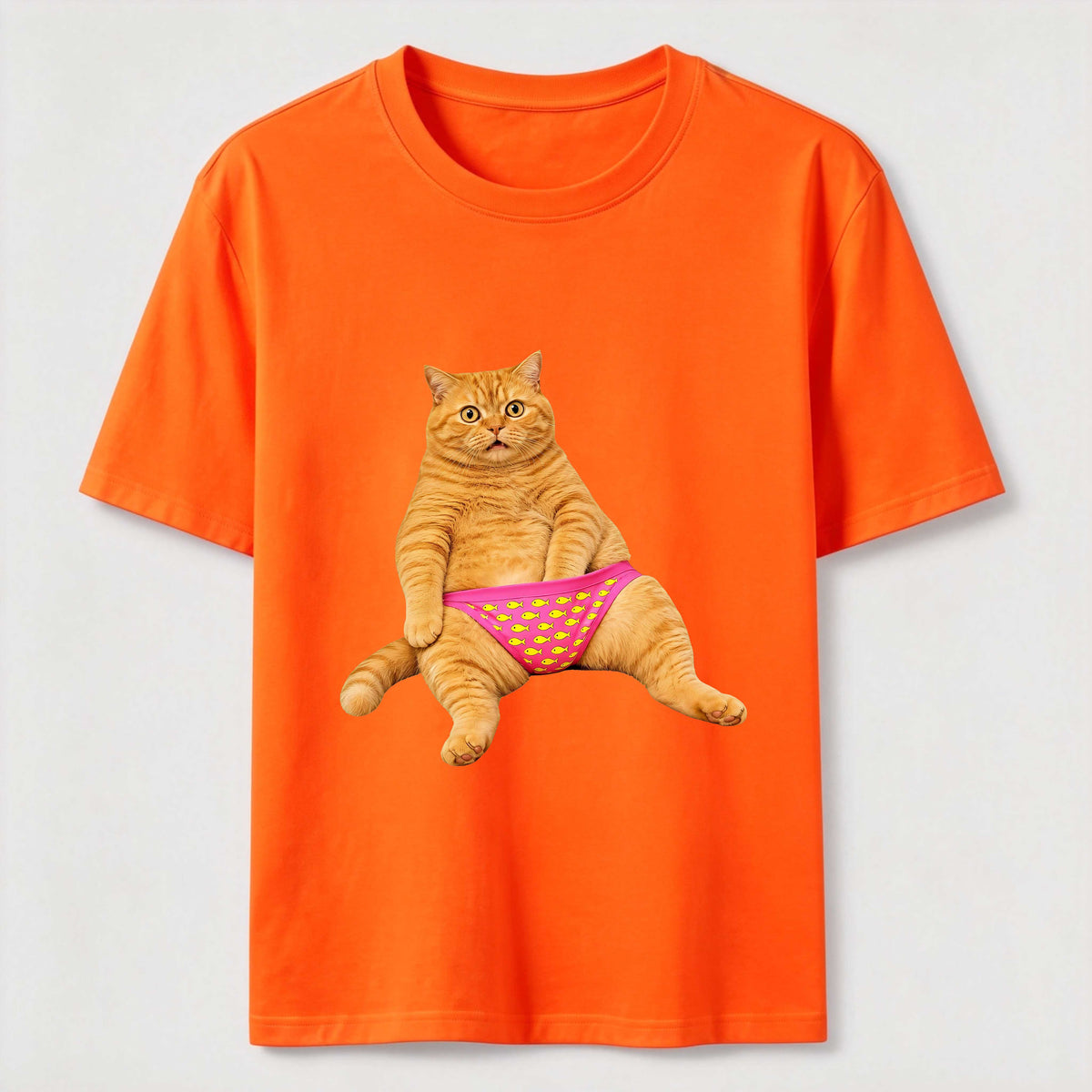Stunned Orange Cat Classic T-Shirt