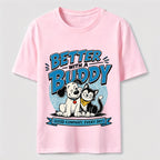 Better With a Buddy Cat and Dog Classic T-Shirt