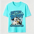Better With a Buddy Cat and Dog Classic T-Shirt
