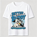 Better With a Buddy Cat and Dog Classic T-Shirt