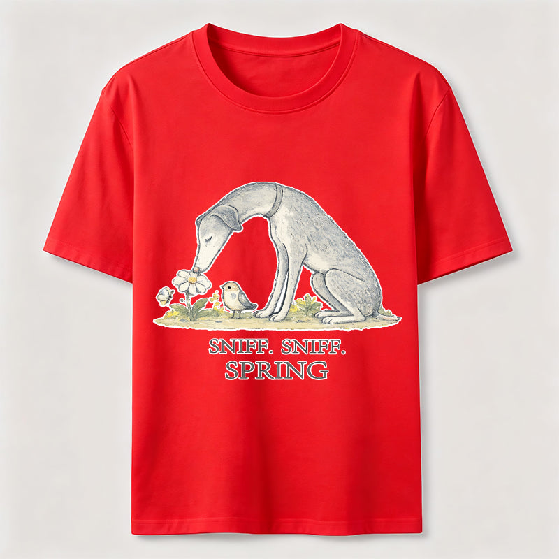 Sniff Sniff Spring Greyhound Classic T-Shirt
