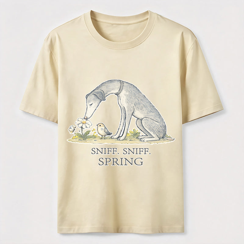 Sniff Sniff Spring Greyhound Classic T-Shirt