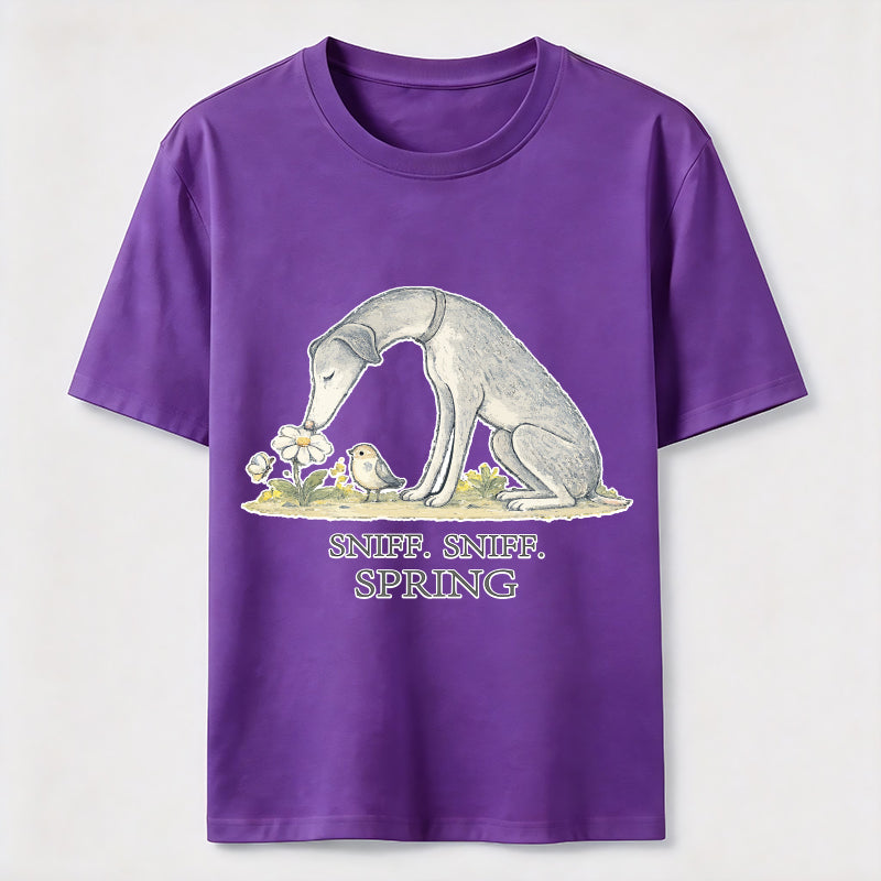 Sniff Sniff Spring Greyhound Classic T-Shirt