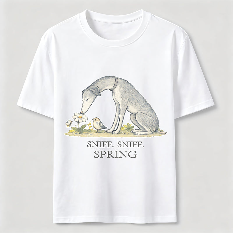 Sniff Sniff Spring Greyhound Classic T-Shirt