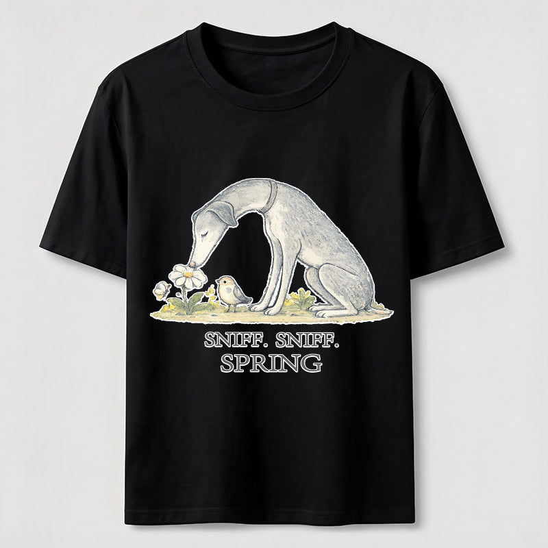 Sniff Sniff Spring Greyhound Classic T-Shirt