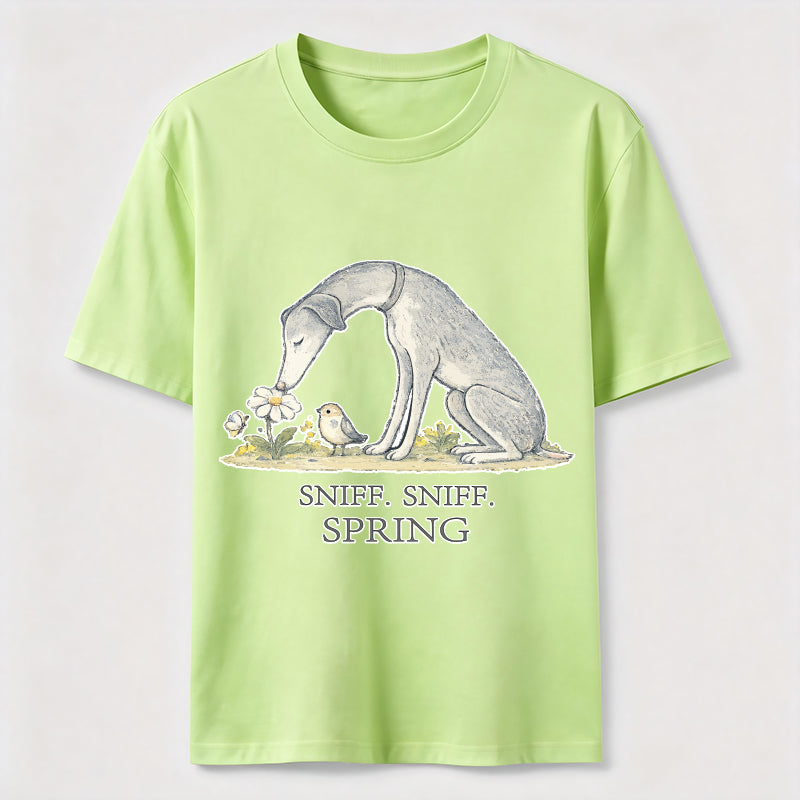 Sniff Sniff Spring Greyhound Classic T-Shirt