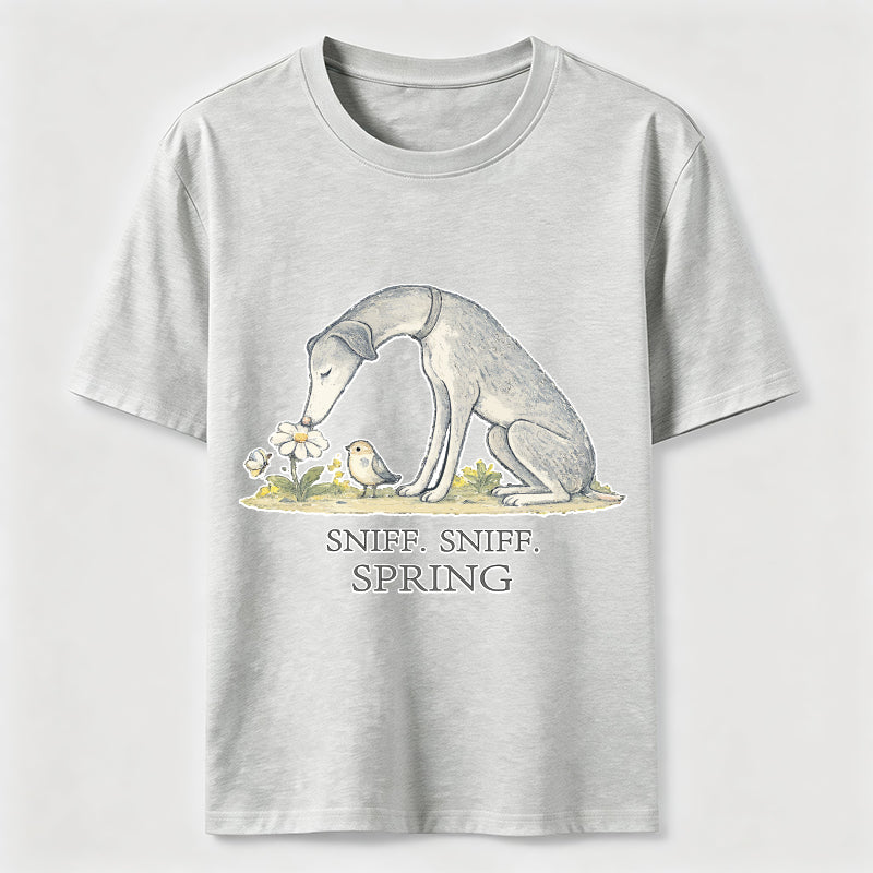 Sniff Sniff Spring Greyhound Classic T-Shirt