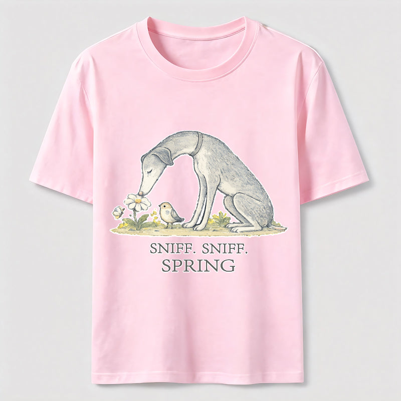 Sniff Sniff Spring Greyhound Classic T-Shirt