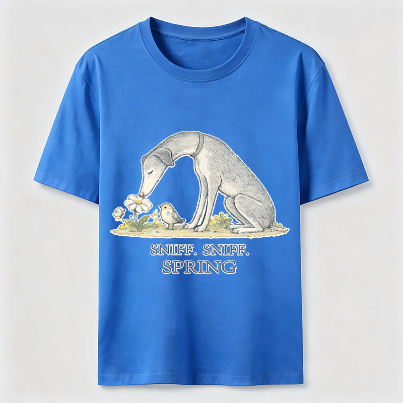 Sniff Sniff Spring Greyhound Classic T-Shirt