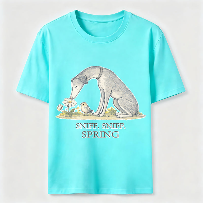 Sniff Sniff Spring Greyhound Classic T-Shirt