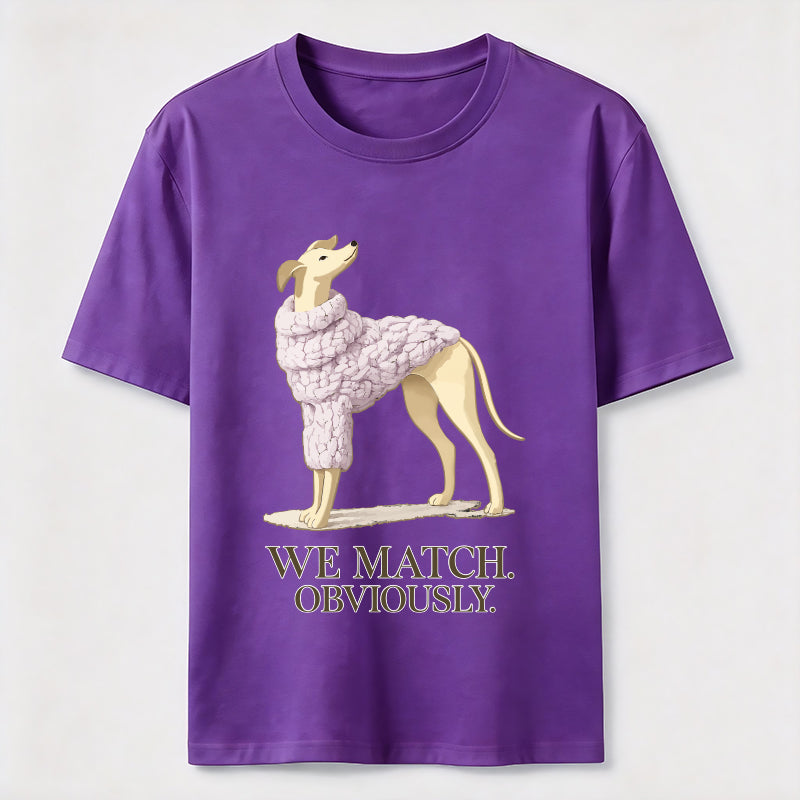 We Match Obviously Greyhound Classic T-Shirt