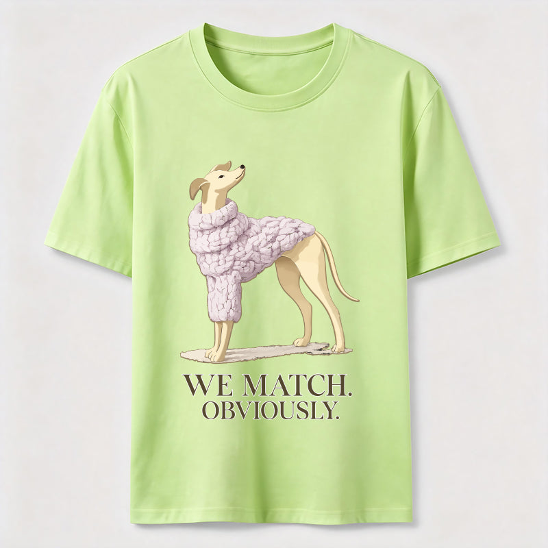 We Match Obviously Greyhound Classic T-Shirt