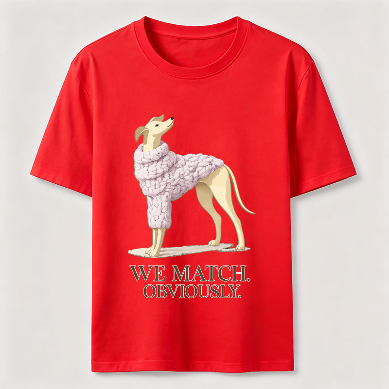 We Match Obviously Greyhound Classic T-Shirt