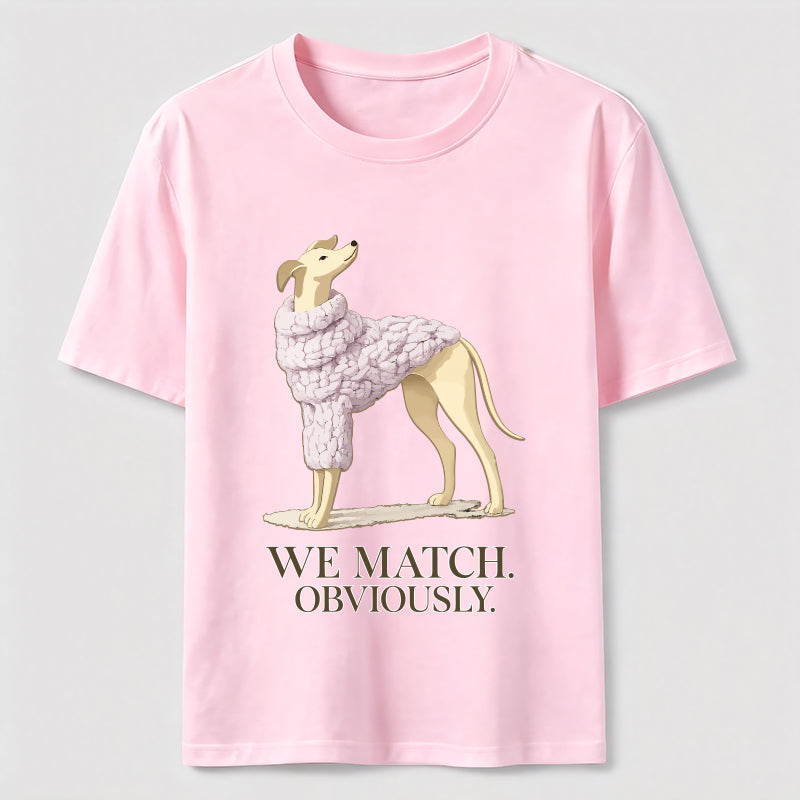 We Match Obviously Greyhound Classic T-Shirt