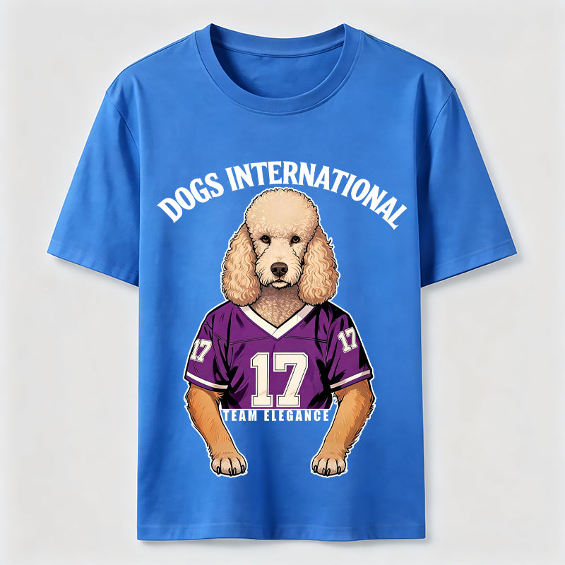Team Elegance Poodle Athletic T-Shirt