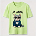 Cat Society Live Love Nap T-Shirt