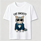 Cat Society Live Love Nap T-Shirt