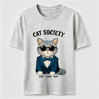 Cat Society Live Love Nap T-Shirt