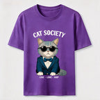 Cat Society Live Love Nap T-Shirt