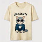 Cat Society Live Love Nap T-Shirt