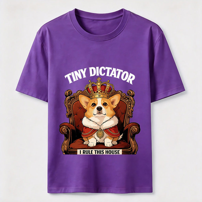Tiny Dictator Corgi I Rule This House T-Shirt