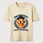Paw University Golden Retriever T-Shirt