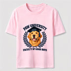Paw University Golden Retriever T-Shirt