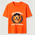 Paw University Golden Retriever T-Shirt