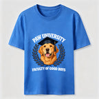 Paw University Golden Retriever T-Shirt