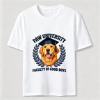 Paw University Golden Retriever T-Shirt
