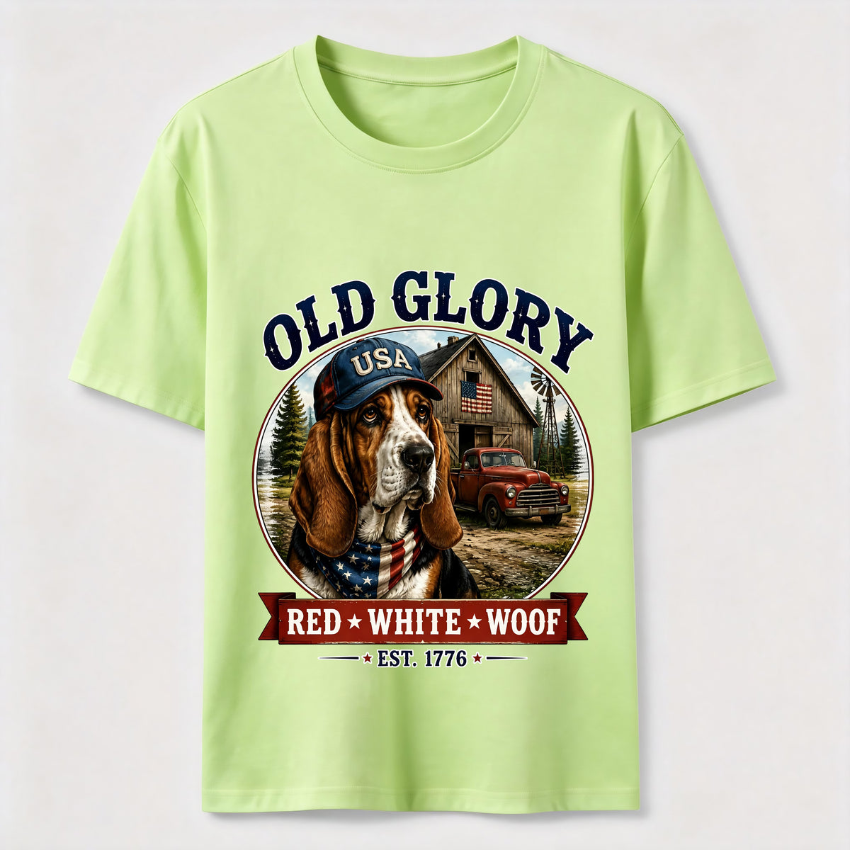 Home of the Brave Patriotic Bulldog T-Shirt