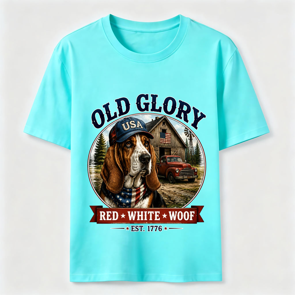 Home of the Brave Patriotic Bulldog T-Shirt