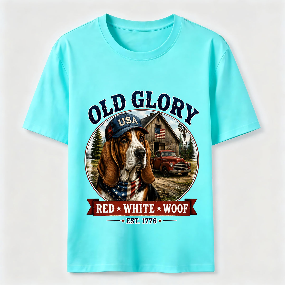 Home of the Brave Patriotic Bulldog T-Shirt