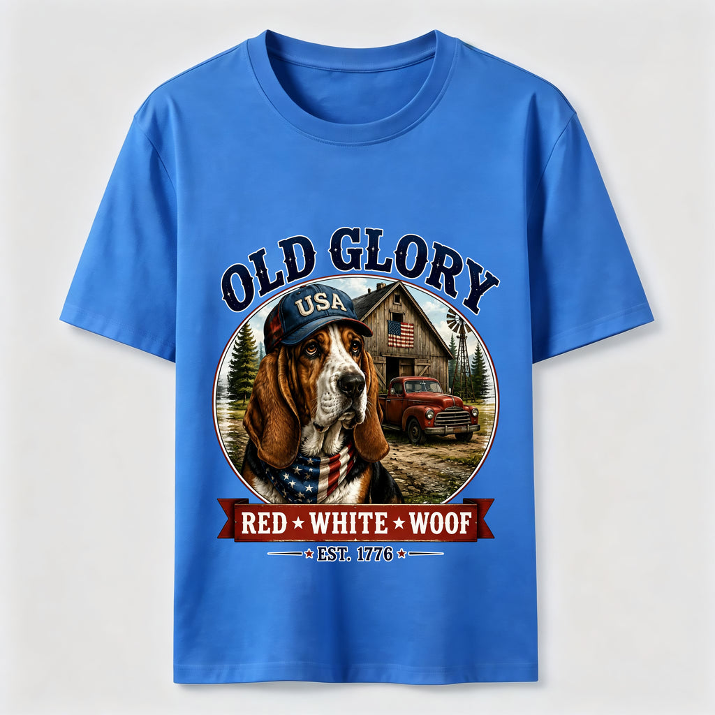 Home of the Brave Patriotic Bulldog T-Shirt
