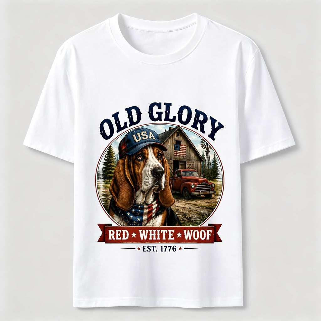 Home of the Brave Patriotic Bulldog T-Shirt