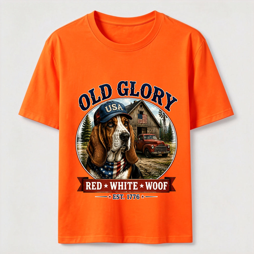 Home of the Brave Patriotic Bulldog T-Shirt