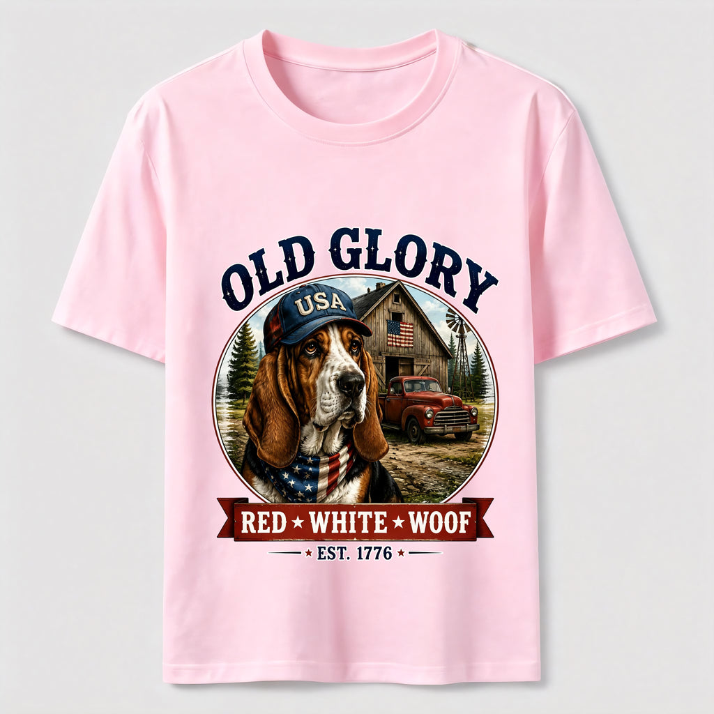 Home of the Brave Patriotic Bulldog T-Shirt